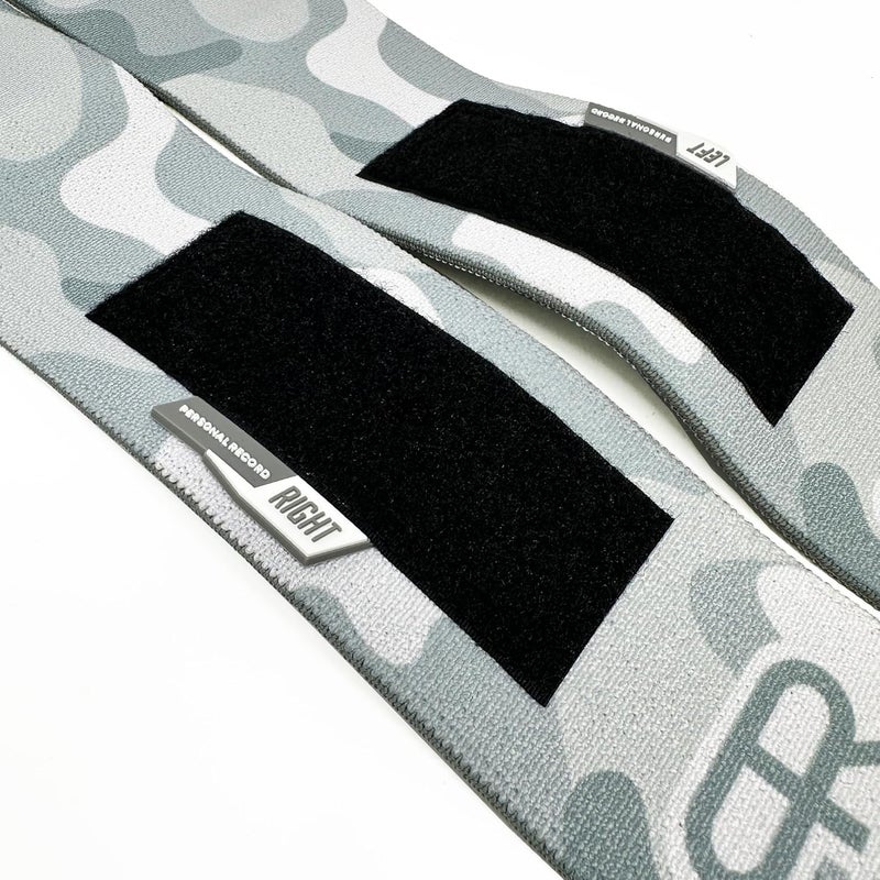 PR Personal Record Heavy Duty Premium Wrist Wraps, More Elasticity, Reinforced Stitching, Extra Wide Strap, Strong Thumb Loop, Larry Wheels Weightlifting Wraps - Image 3